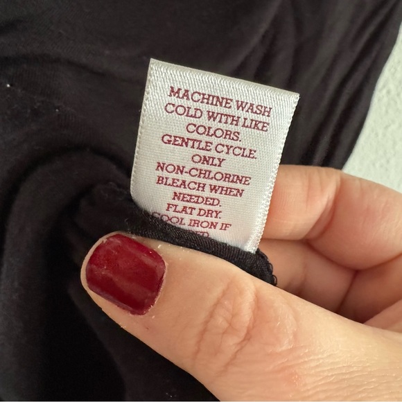 SO Swing Top Criss Cross Open Back Stretch Tee Basic Staple Soft Size Large - Picture 8 of 10